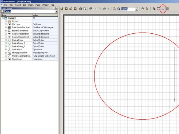 Optical System - Figure 13 - View of the report page