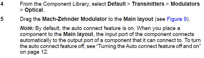 Optical System Using the Component Library