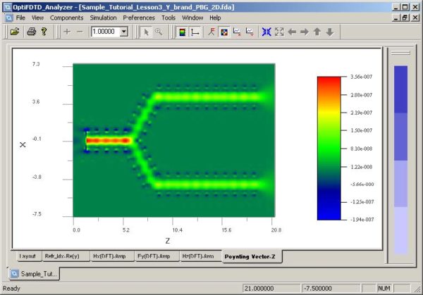 FDTD - Figure 98 OptiFDTD Analyzer