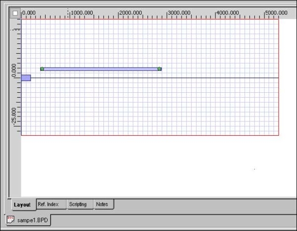 BPM - Figure 10 Drawing the second linear waveguide