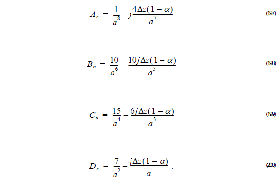 Optical BPM - Equation 197 - 200